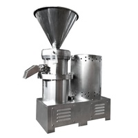 Machine commerciale de fabrication de beurre de cacahuète avec tuyaux de recyclage, engrenages en acier inoxydable de qualité alimentaire pour noix, soja, maïs, fruits