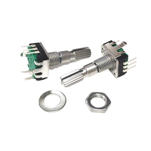 Encoder Incremental de Alta Calidad Fanrui PEC12 con Eje Metálico Plano y Eje Moleteado, Interruptor EC12, Señal de Pulso Enchufable para Audio - Product Image 4
