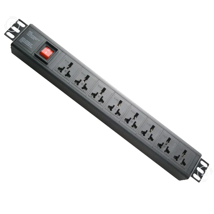 Accesorio de armario Universal PDU, protección de distribución de energía, enchufe de Cable de alimentación 16A/250V 415V/32A C13 y C19 Modu