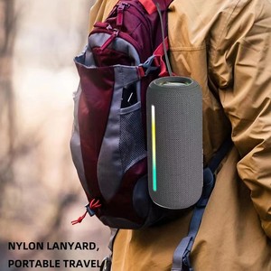 HOPESTAR-P39 thiết kế mới loa nhỏ IPX6 không thấm nước TWS 20W Loa siêu trầm với vòng ánh sáng - Product Image 2