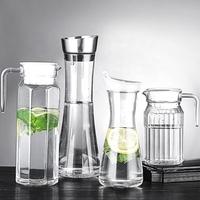 Nouveaux ensemble de bouilloires à thé pichet à thé transparent sans BPA pichet à boire pichet en plastique