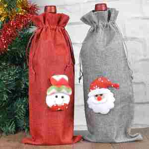 Wholesale Custom New Year & Christmas Wine Bottle Covers Home Party Decorations Supplied by Decoration Supplies - Product Image 4