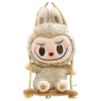 Vente flash POPMART the Monsters LABUBU Timber Workshop Swing Series Blind Box Plush Doll Toy Cute Pendant Mystery Boxes
