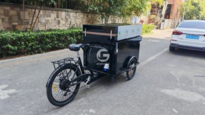 Tricycle mobile pour la vente de crème glacée Etodevice, chariot personnalisé à trois roues pour les événements en plein air - Product Image 5