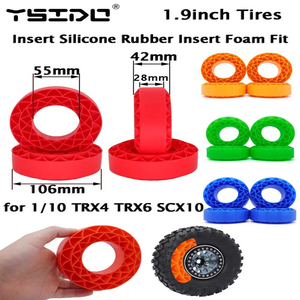 YSIDO 1.9 pouces pneus insérer Silicone caoutchouc insert mousse Fit 118-122mm roue pneu intérieur remplissage étanche pour 1/10 TRX4 <span class=keywords><strong>TRX6</strong></span> SCX10 - Product Image 2