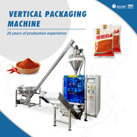 Máquina Empacadora Vertical Automática de Alta Calidad para Especias Alimentarias, Envoltura de Película Multicolor de Alta Velocidad, Empaquetado de Polvo y Harina