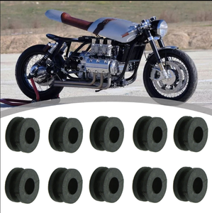 Kit de 10 Anillas de Goma Pequeñas M6 para Carenado de Motocicleta, Repuesto para Montaje de Carenado - Product Image 1