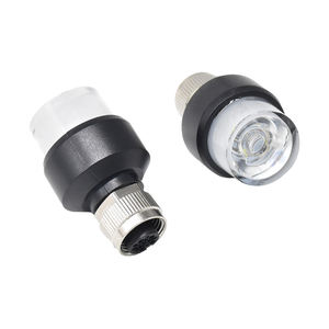 Conector Circular M12 de Alta Calidad, Código A, 6 Pines, Enchufe Hembra con Lente LED, IP67 Impermeable, Bloqueo de Rosca, Contactos Chapados en Oro - Product Image 3