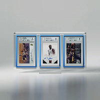 Présentoir triple personnalisé en acrylique transparent pour cartes gradées BGS CGC TCG et autres objets de collection