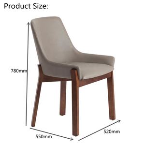 NOVA Chaises de salle à manger de <span class=keywords><strong>haute</strong></span> qualité <span class=keywords><strong>Chaise</strong></span> <span class=keywords><strong>scandinave</strong></span> en bois massif de chêne de <span class=keywords><strong>style</strong></span> moderne pour le salon Ensemble de chaises de bar à la maison - Product Image 2