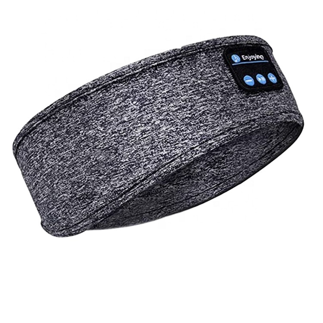 Custom Sport Sleep Headphones 5.0-Soft Elastic Comfortable Cotton Headband Wireless Earbuds with 60 Hours Standby CE Certified