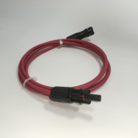 2,5mm 4mm 6mm 10mm Doppelkern Verzinntes Kupfer XLPO-Isoliertes Photovoltaik-Kabel PV1-F für Solarenergiesysteme