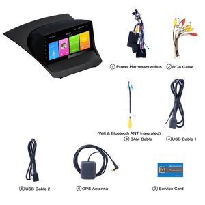 Màn Hình Thẳng Đứng 9 Inch Android Thông Minh Xe Màn Hình Lớn Navigation 45W 12V 2.5D Màn Hình <span class=keywords><strong>DVD</strong></span> 16G 32G Xe MP5 Máy Nghe Nhạc - Product Image 2