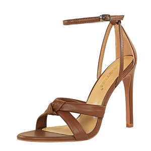 Sandales d'été européennes et américaines pour femmes à talons hauts, ultra-hauts, fins, ajourées, à bout ouvert, sexy, pour boîte de nuit - Product Image 6