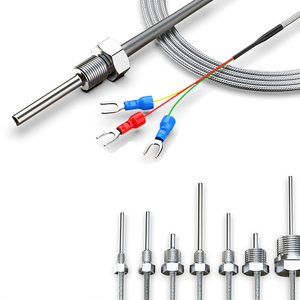Sonde thermocouple flexible haute température de type J PT100, capteur industriel 3 fils, 4 fils, 6 fils - Product Image 1