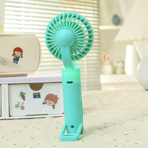 Portable Handheld Fan With Led Light Rechargeable Usb Powered Small Desk Fan For Outdoor Indoor Use - Product Image 4