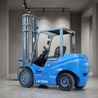 Forklift Truck Counterbalance Listrik Liftron DE Series 2T Lithium CPD20 80V untuk Gudang dan Ruang Penyimpanan