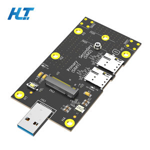 <span class=keywords><strong>M</strong></span>.<span class=keywords><strong>2</strong></span> NGFF B-Key to USB 3.0アダプター、デュアルナノSIMスロット付き4G/5Gモジュールコンバーター、アルミニウム合金製、デスクトップ/ノートパソコン用（在庫あり） - Product Image 1