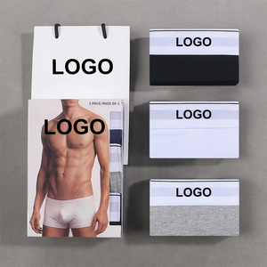 Mutande Boxer da <span class=keywords><strong>Uomo</strong></span> in Modal Traspiranti, Anti-arrotolamento, <span class=keywords><strong>Taglie</strong></span> <span class=keywords><strong>Forti</strong></span> 4XL-6XL con Logo Personalizzabile per Uso Quotidiano - Product Image 3