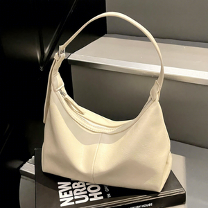 กระเป๋าผู้ชายแฟชั่นลำลองทรง Dumpling  แบบสะพายไหล่  วัสดุ PP  สำหรับฤดูร้อนและชายหาด  ปี 2025 - Product Image 1