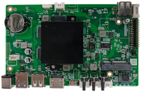 Solution IoT Android Carte mère industrielle sans ventilateur pour la signalisation numérique Ordinateur à carte unique SBC