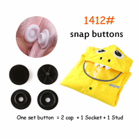 XHZY écologique 13.6mm boutons pression personnalisé en plastique bouton pression boucle boutons pression accessoires pour vêtements veste sac