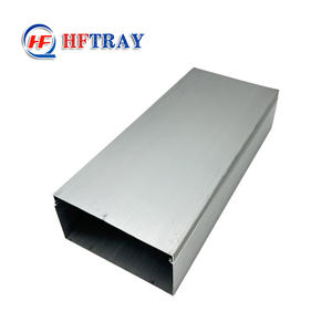 Goulotte de câbles en acier galvanisé à chaud 500x100mm, fabrication chinoise, pour centrales électriques, approvisionnement en vrac - Product Image 2