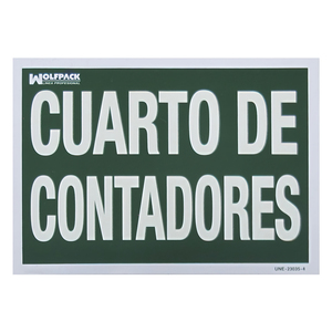Targa per Sala Contabilità 30 x 21 (H) cm. - Product Image 2