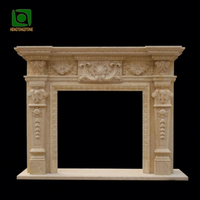 Cheminée autoportante en métal beige naturel d'Égypte