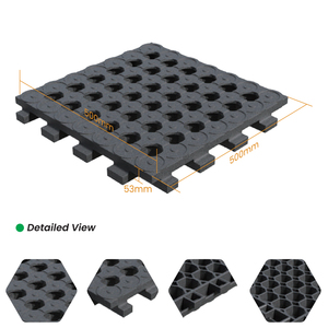 <span class=keywords><strong>Grille</strong></span> de <span class=keywords><strong>sol</strong></span> équestre en plastique <span class=keywords><strong>pour</strong></span> la prévention de la boue dans les enclos et les écuries - Product Image 1