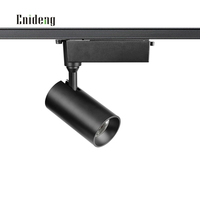 Projecteur LED sur rail AC220-240V avec driver intégré, CRI90, COB, 85lm/W, luminaire moderne pour plafond, idéal pour les magasins