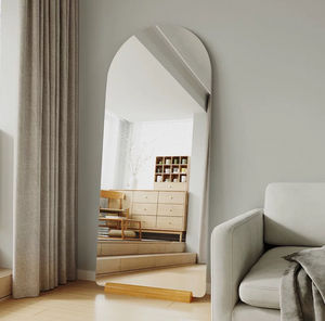 <span class=keywords><strong>Espejo</strong></span> de <span class=keywords><strong>cuerpo</strong></span> <span class=keywords><strong>completo</strong></span> estilo Ins <span class=keywords><strong>con</strong></span> <span class=keywords><strong>base</strong></span> <span class=keywords><strong>espejo</strong></span> de ajuste de piso arqueado contra la pared se puede personalizar - Product Image 1