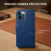Étui portefeuille en cuir PU avec fentes pour cartes et argent, fermeture magnétique pour OnePlus 15T 15 Ace6 Turbo 6v 13T 13R 12 Ace3