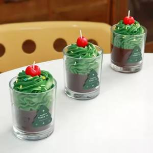 Velas de aromaterapia hechas a mano Cera de soja Nuevas tendencias creativas de Instagram Matcha Estilo chocolate Postre Pascua Ramadán Día del padre - Product Image 2