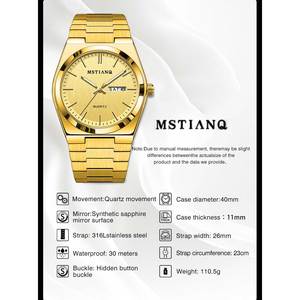 Orologi di Lusso per <span class=keywords><strong>Uomo</strong></span> Nuovo Orologio al Quarzo Semplice e alla Moda con Cinturino in Acciaio Inossidabile Orologio da Polso Business per <span class=keywords><strong>Uomo</strong></span> - Product Image 6