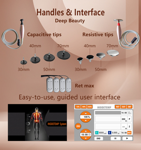Máquina de Terapia Tecar RF <span class=keywords><strong>Indiba</strong></span> 448KHz 20KHz para Adelgazamiento Corporal, Cuidado Profundo y Alivio del Dolor - Product Image 2