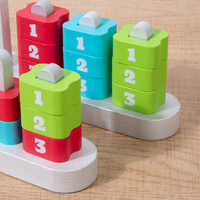 Tarjetas de Desafío de Lógica Montessori, Juego de Mesa de Combate de Combinación de Colores y Números, Juguete Educativo de Entrenamiento Cerebral para Niños