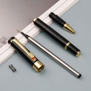 Luxury Snake Clip Metal Gel <b>Pen</b>, Black & <b>Gold</b> Executive <b>Pen</b> with Custom Logo for Business & Corporate Gifts - Product Image 5