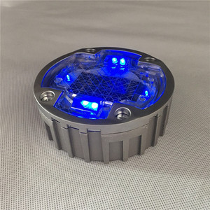 Ngựa Vằn dòng vỉa hè đánh dấu LED cảnh báo ánh sáng Cat Eye Road Stud thông minh giao thông cho người đi bộ qua năng lượng mặt trời Lane <span class=keywords><strong>Divider</strong></span> - Product Image 6