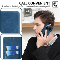 Étui de luxe pour téléphone Redmi 17, Redmi Note 17, 15 Pro, 14 Pro+, 13, 12 Plus avec support magnétique en cuir souple et coque de protection – Idéal pour le dropshipping