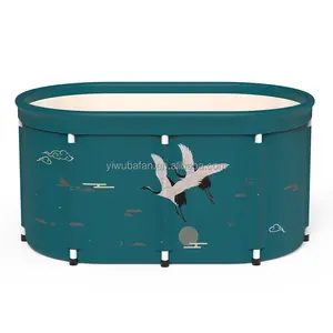 Bafan Brand Portable Lightweight Easily Set Up PVC Folding Ice Bath Tub Bath Bucket For Kids Baby Adults