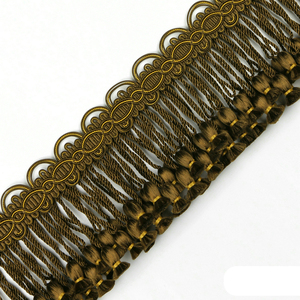 Casa tessile Rayon che si ispessisce frangia di nappe per cucire tenda appesa a fettucce - Product Image 4