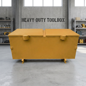 Double-door Iron Heavy-Duty Tool Storage Boxes for Construction Sites and Factory Premises Waterproof 2 Compartments - Product Image 1