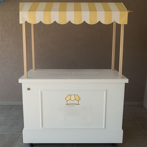 Chariots de vente mobiles, stands de <span class=keywords><strong>rue</strong></span>, chariots à fleurs, présentoirs alimentaires pour marchés nocturnes, chariots de camping, stands promotionnels - Product Image 5