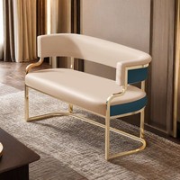 Sofá de Ocio y Sillón Doble para Restaurante, Cafetería, Salón de Billar y Asiento para Ver Partidos en Casa