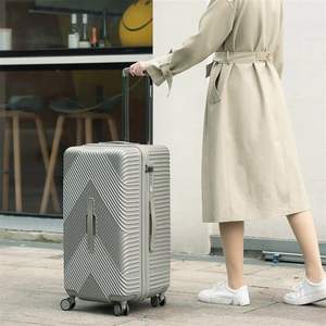 <span class=keywords><strong>Valise</strong></span> trolley diplomat, bagage tendance, 26 pouces, roulettes pivotantes, poignée télescopique, étui en néoprène avec mot de passe, DS-1353, rose vif - Product Image 1