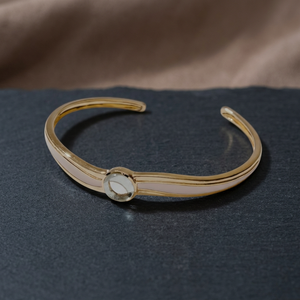 Pulsera Clásica Azul con Detalles de Zafiro, Plata de Ley S925, Chapada en Oro de 14K, Joyería Tailandesa Bella para Mujer, B-2387 OEM ODM - Product Image 2