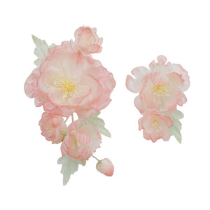 2026 New Original Antique Style Handmade Silk <b>Flower</b> Pink Hanfu Headdress, <b>Sweet</b> Makeup Hair Accessory with Perforated <b>Flowers</b> - Product Image 5