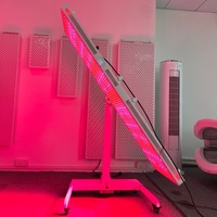 Panneau de luminothérapie LED rouge sur pied, infrarouge corps entier, 7 longueurs d'onde 660nm 850nm, qualité médicale, usage domestique, soulagement de la douleur