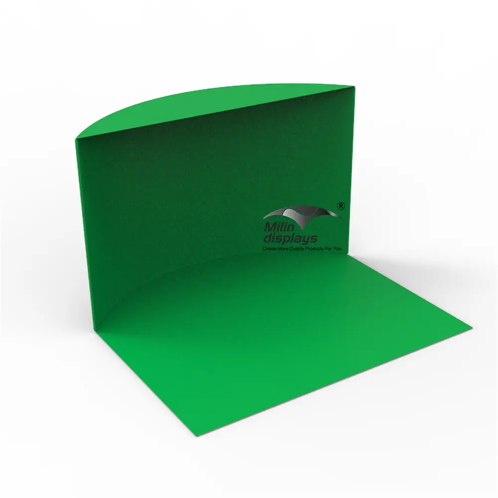 쉬운 설치 곡선 사진 greenscreen 배경 크로마 키 배경